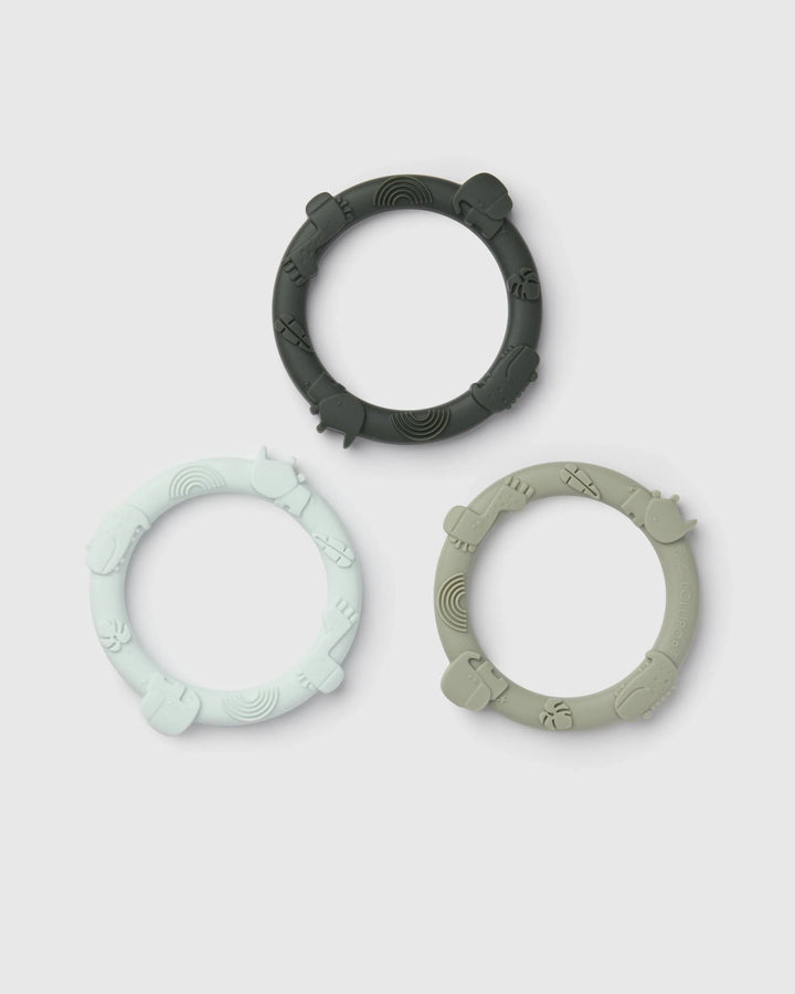 Loulou Lollipop - Baby "Wild" Teether Ring Sets