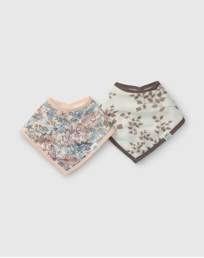 Loulou Lollipop - Muslin Baby Bandana Bib Set