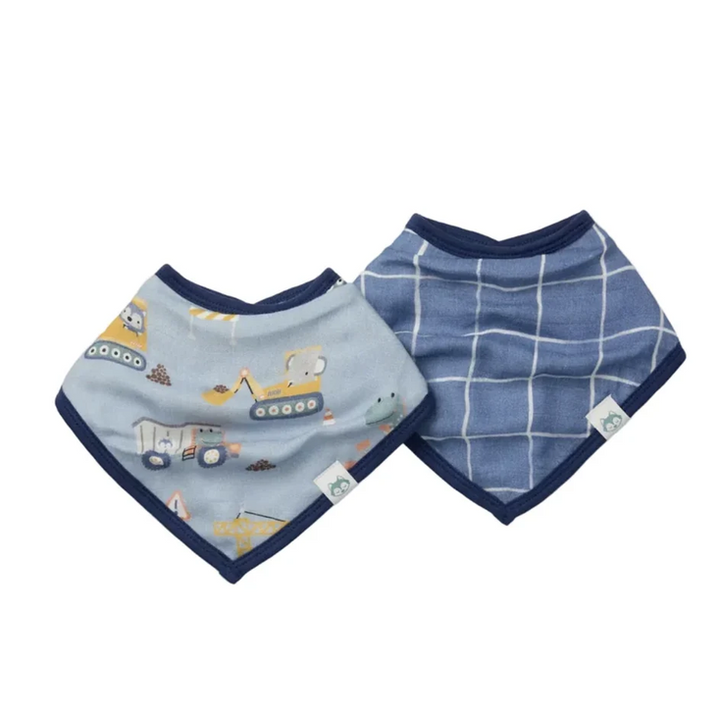 Loulou Lollipop - Muslin Baby Bandana Bib Set