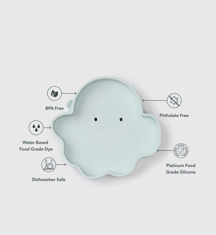 Loulou Lollipop - Silicone Suction Snack Plate