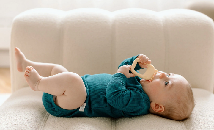Loulou Lollipop - Waffle Long Sleeve Baby Bodysuit