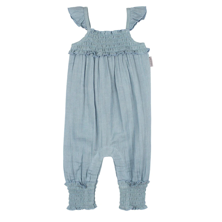 L'oved Baby - Organic Muslin Sleeveless Romper - Pitter Patter Boutique