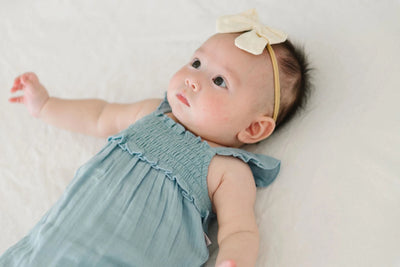 L'oved Baby - Organic Muslin Sleeveless Romper - Pitter Patter Boutique