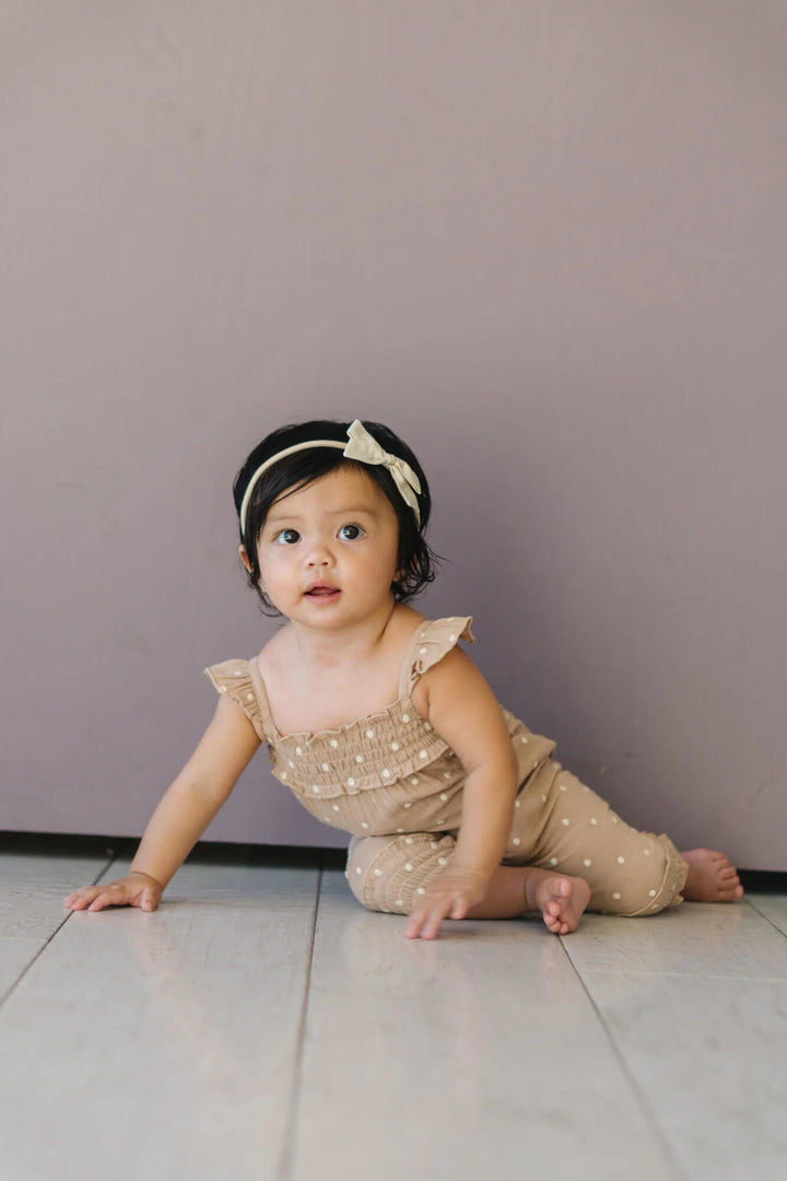 L'oved Baby - Organic Muslin Sleeveless Romper - Pitter Patter Boutique