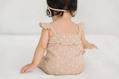 L'oved Baby - Organic Muslin Sleeveless Romper - Pitter Patter Boutique