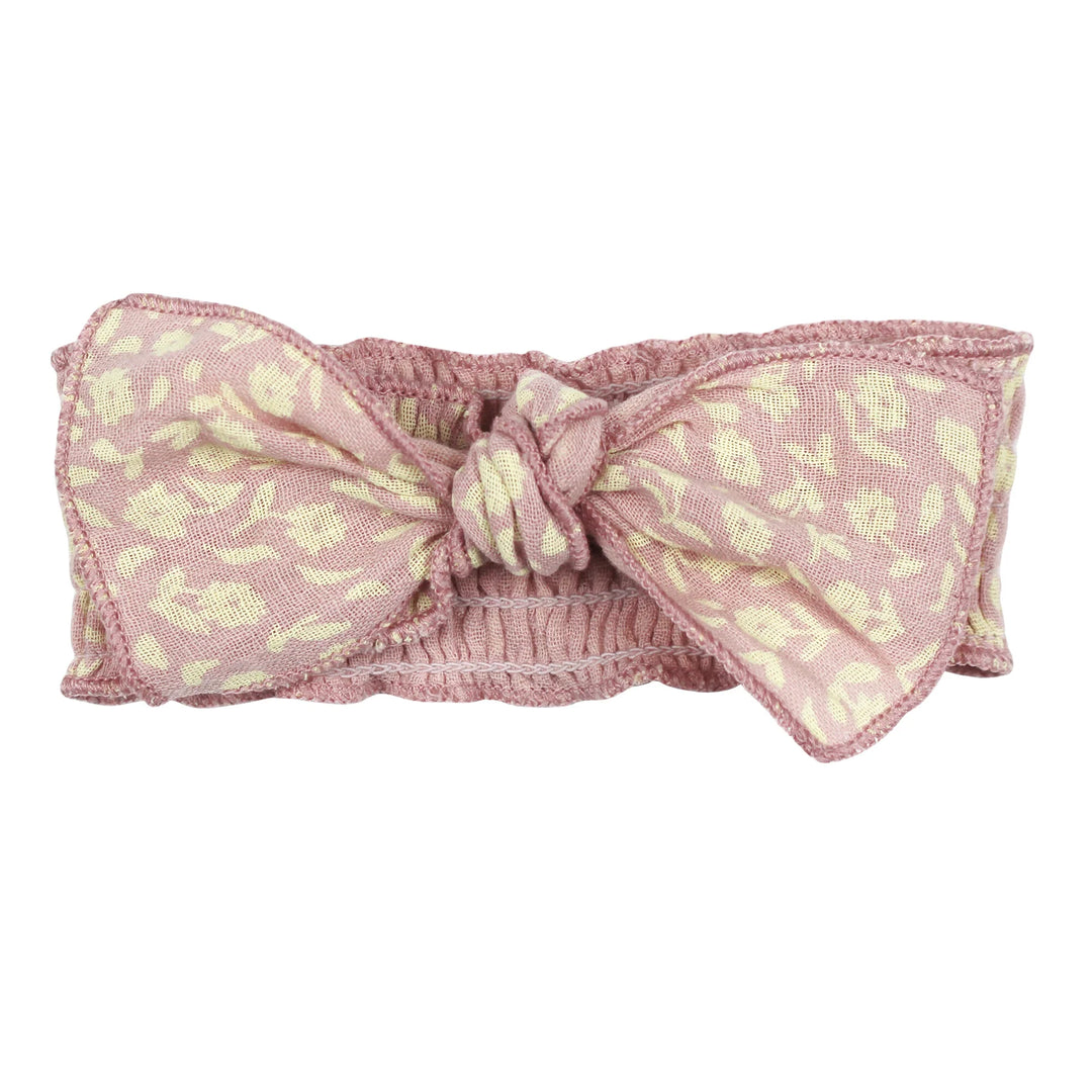 L'oved Baby - Muslin Smocked Headband - Pitter Patter Boutique