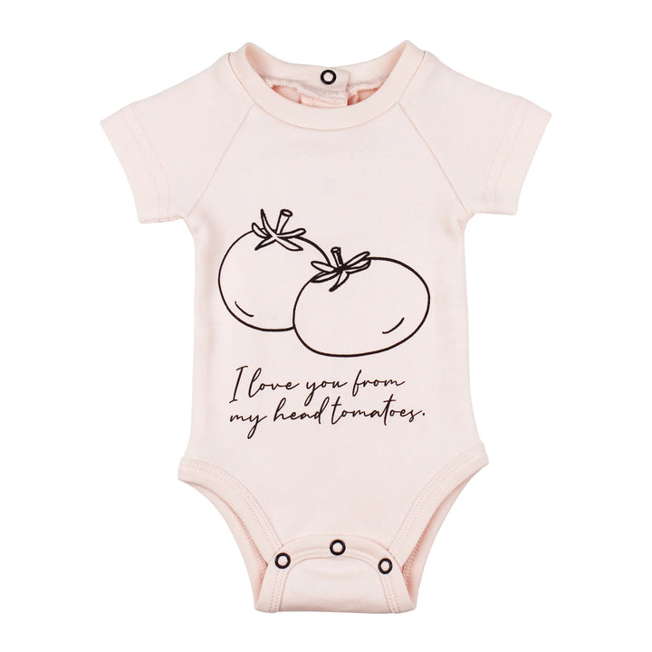 L'oved Baby - Organic Raglan Bodysuit - Pitter Patter Boutique