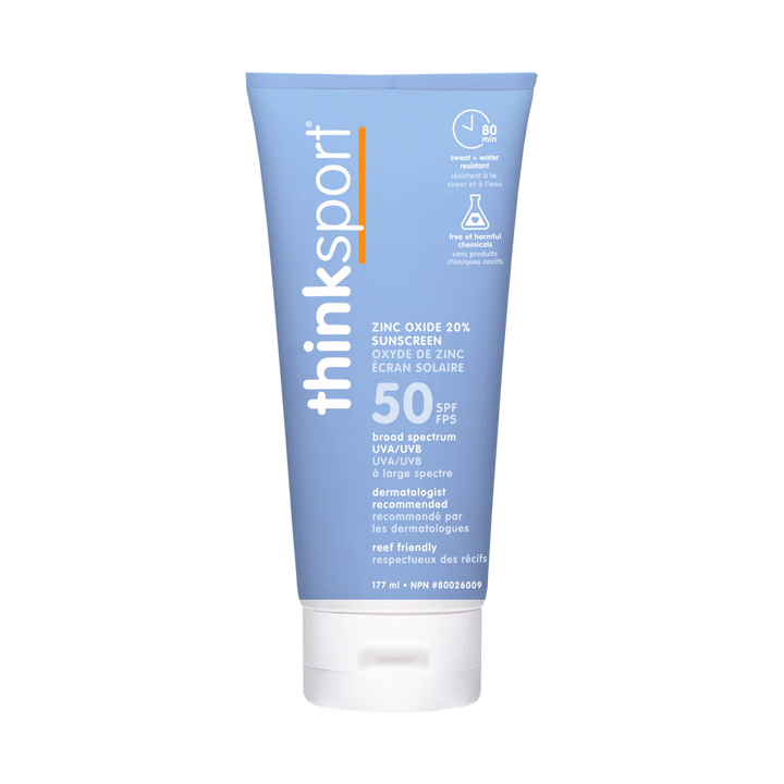 Think Sun - Think Sport Zinc Oxide Sunscreen SPF 50+ (6oz/177mL)