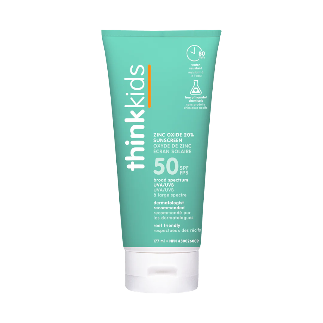 Think Sun - Think Kids Clear Zinc Sunscreen SPF 50 - 6oz (177mL)
