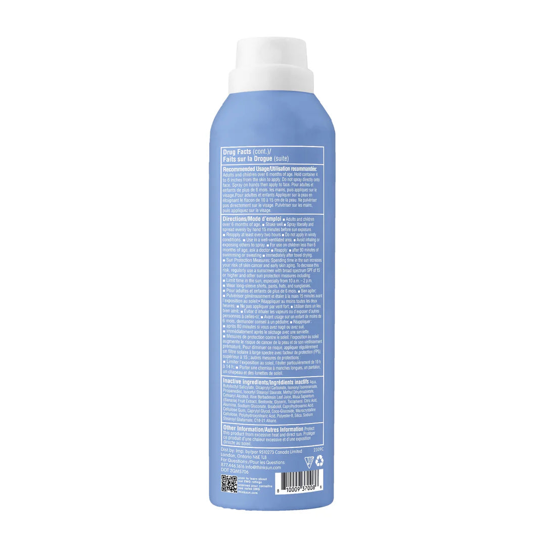 Thinksport - All Sheer Mineral Sunscreen Spray SPF 50+ (6oz/177mL)