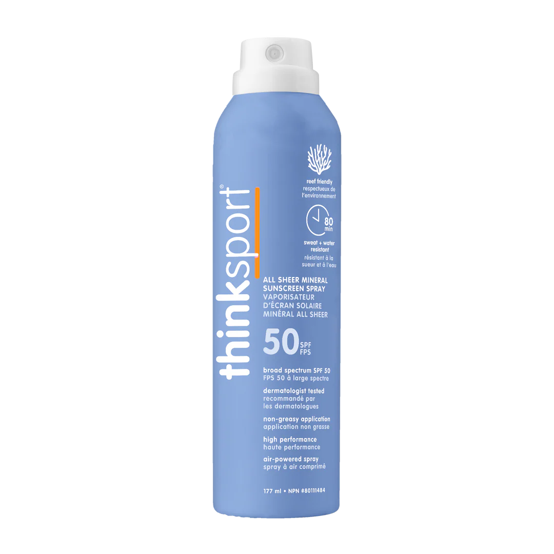 Thinksport - All Sheer Mineral Sunscreen Spray SPF 50+ (6oz/177mL)