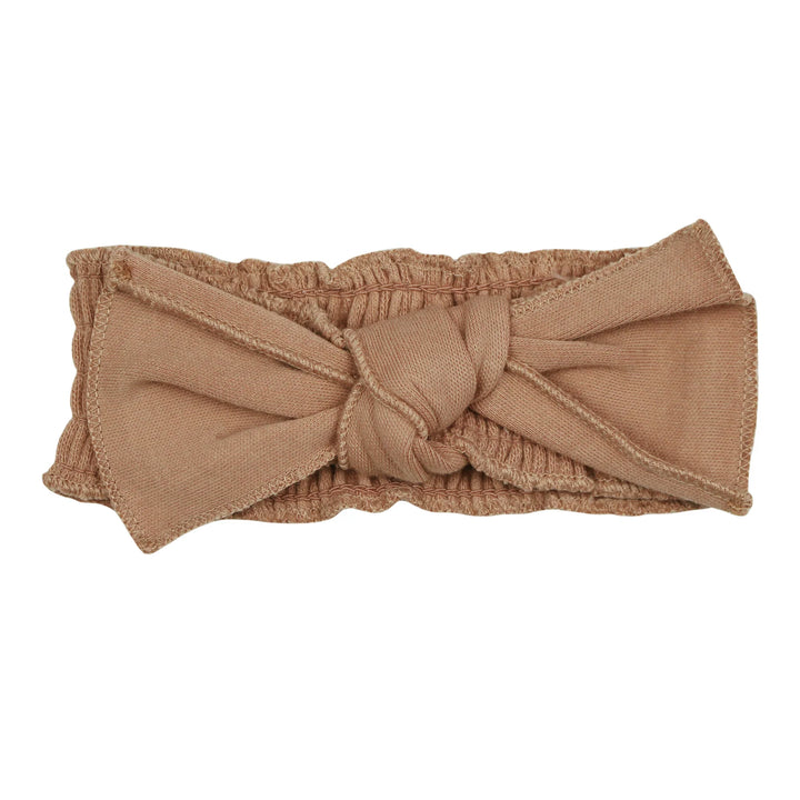 L'oved Baby - Organic Ribbed Smocked Headband - Pitter Patter Boutique