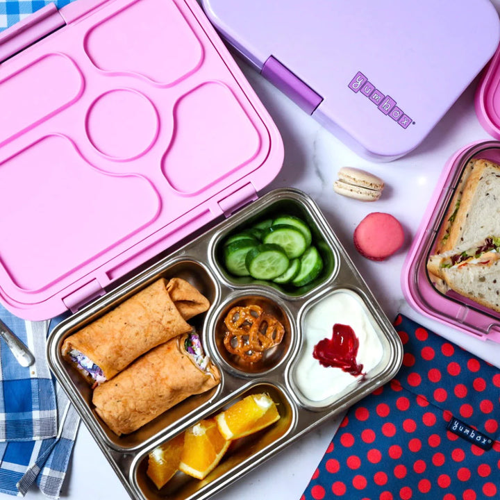 Yumbox - Presto Stainless Steel 5 Compartment Bento Box - Pitter Patter Boutique