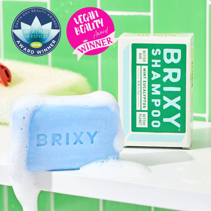 BRIXY - Balance Shampoo Bar - Mint Eucalyptus