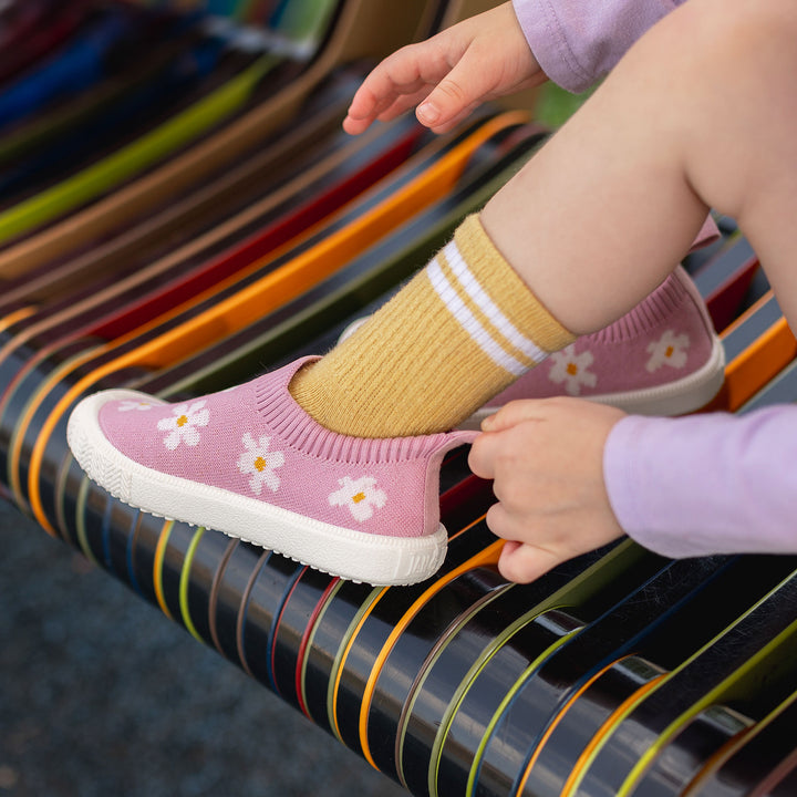 Jan & Jul - Graphic Knit Shoes (Size 10-13 Toddler)