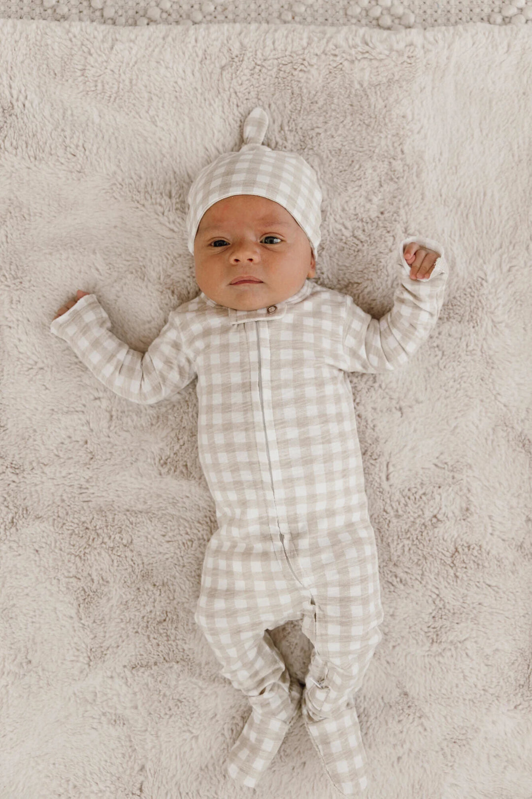 L'oved Baby Slub Jersey Zippered Footie - Pitter Patter Boutique