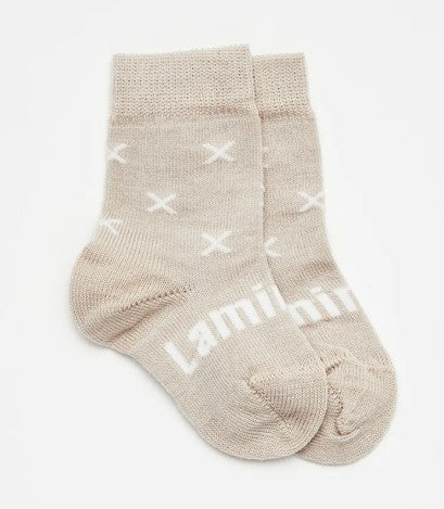 Lamington - Merino Wool Crew Cut Kids Socks