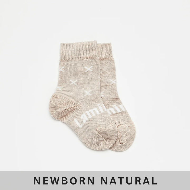 Lamington - Merino Wool Crew Cut Baby Socks