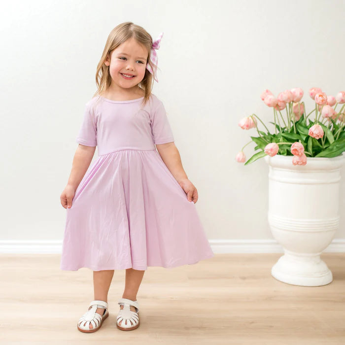 Kyte Baby - Short Sleeve Bamboo Twirl Dress (8 &amp; 10 Youth)