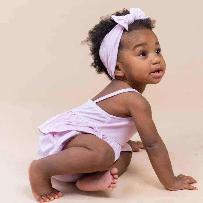 Kyte Baby -  Bamboo Spaghetti Strap Ruffle Romper