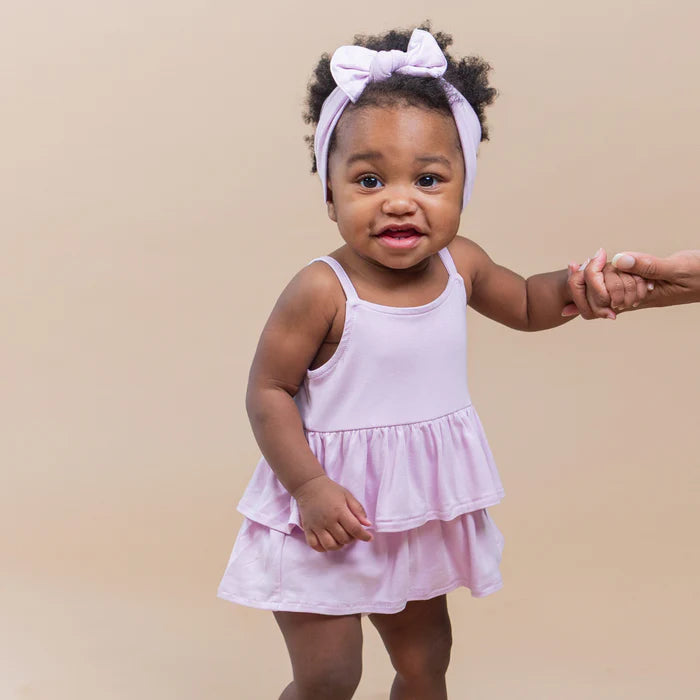 Kyte Baby -  Bamboo Spaghetti Strap Ruffle Romper