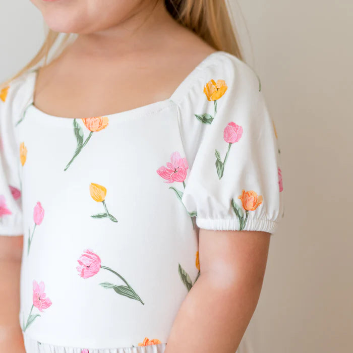 Kyte Baby - Puff Sleeve Bamboo Twirl Dress