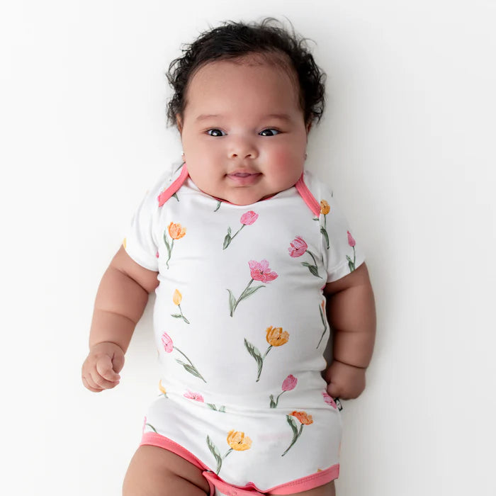 Kyte Baby - Short Sleeve Bamboo Bodysuit (6-12 Months)