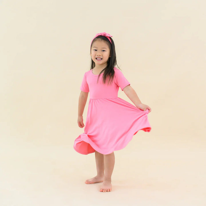 Kyte Baby - Short Sleeve Bamboo Twirl Dress (Size 6 & 7)