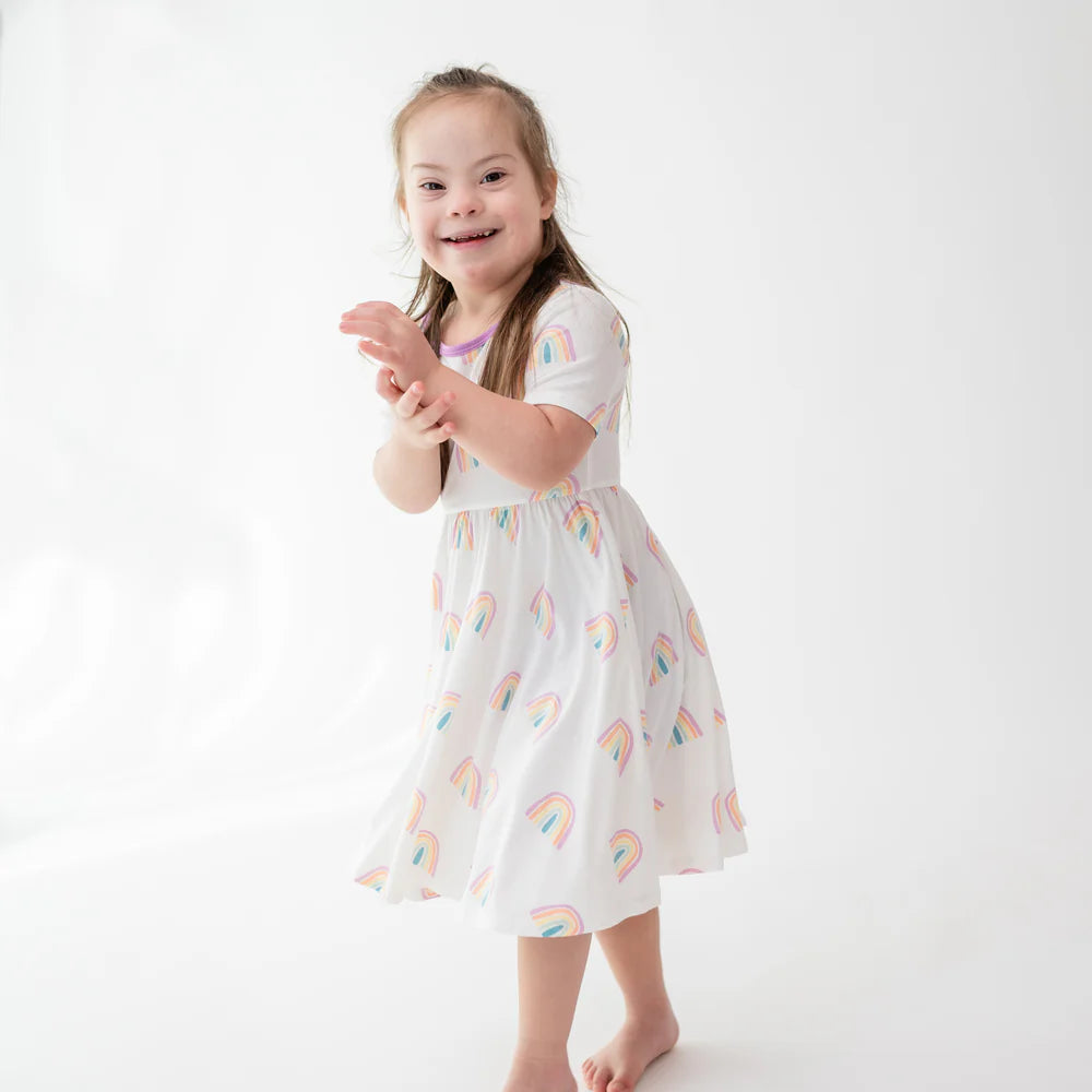 Kyte Baby - Short Sleeve Bamboo Twirl Dress (Size 6 & 7)