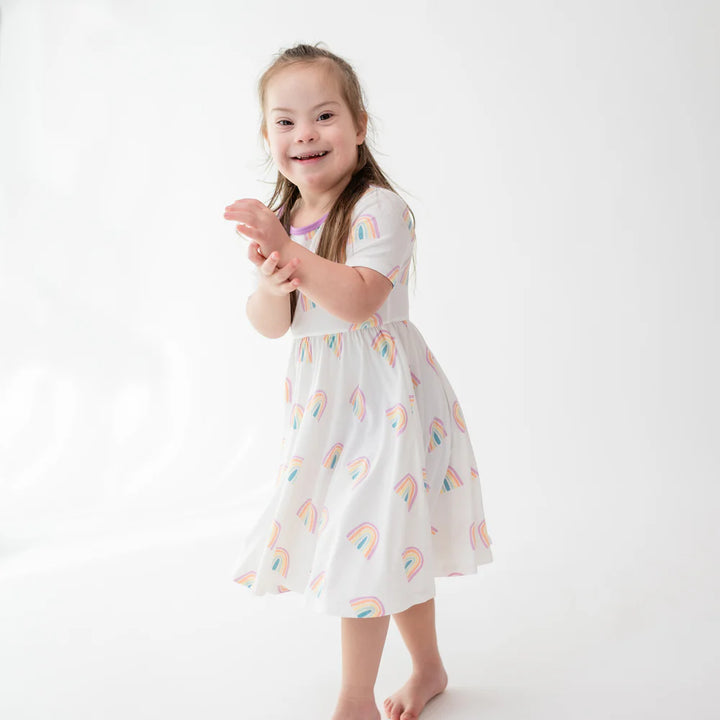 Kyte Baby - Short Sleeve Bamboo Twirl Dress (Size 6 & 7)