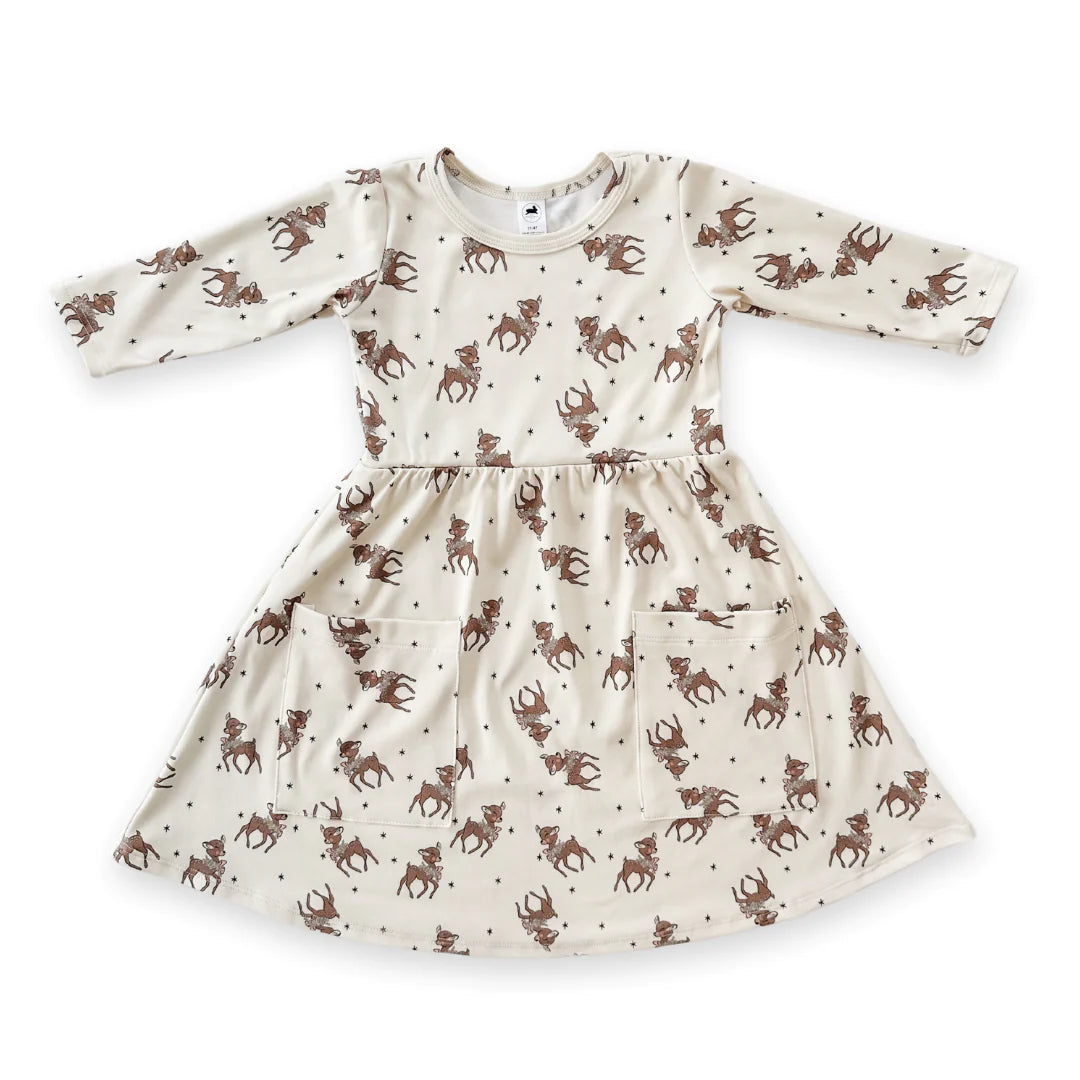 Little & Lively - Clementine Dress (1-6 Kids) - Pitter Patter Boutique