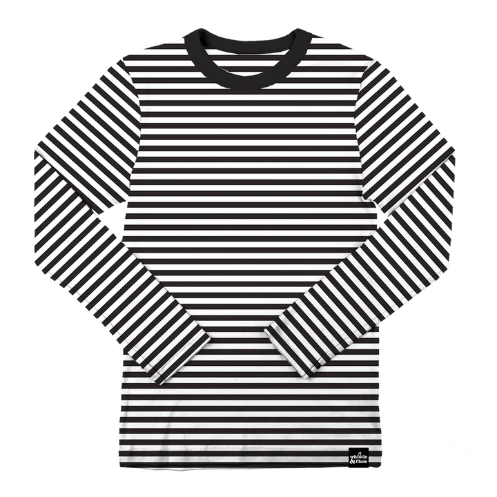 Whistle & Flute - Bamboo Striped Long Sleeve T-Shirt