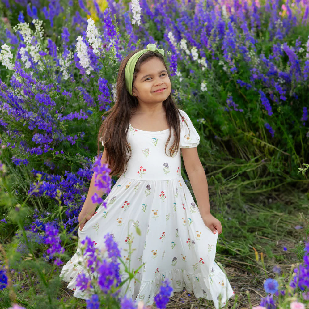 Kyte Baby - Puff Sleeve Twirl Dress
