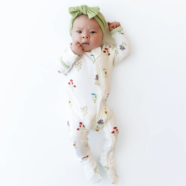 Kyte Baby -  Bamboo Zippered Footie (3-6 Months)