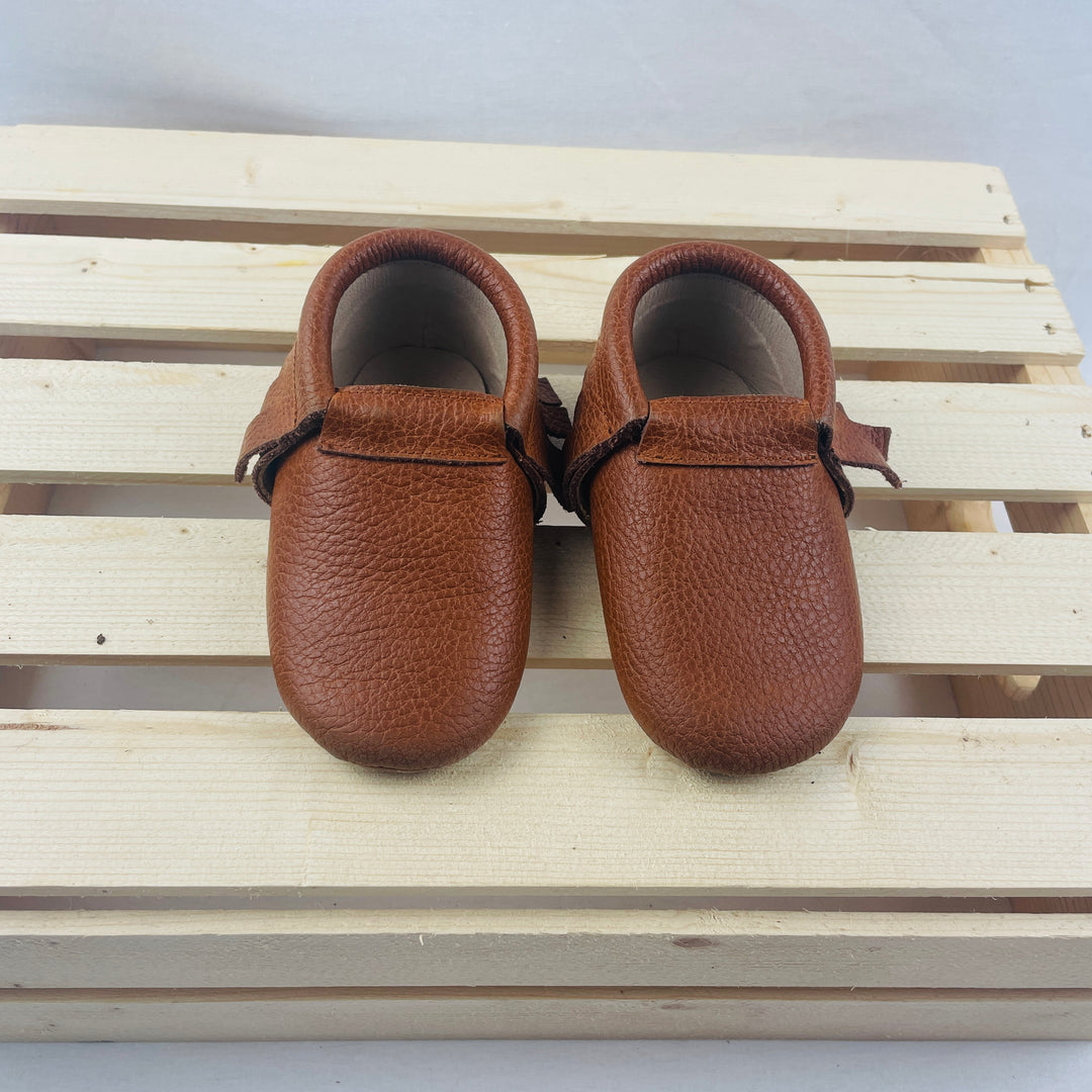 Monkey Feet Baby Leather Slippers - Size 18-24 Months