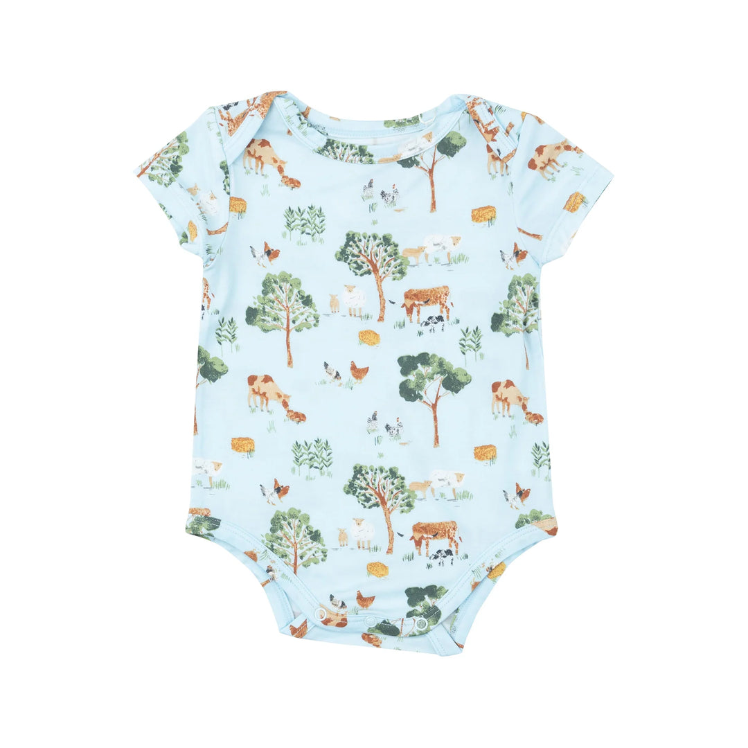 Angel Dear - Short Sleeve Bamboo Bodysuit