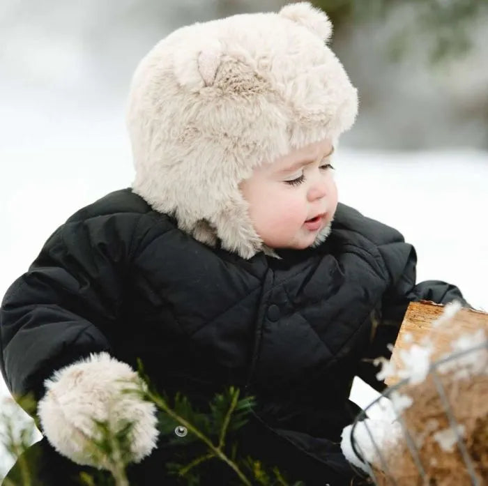 Calikids - Baby Faux Fur Mittens