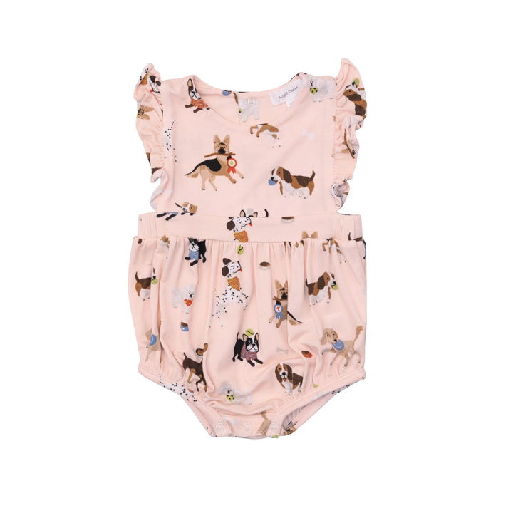 Angel Dear - Bamboo Ruffle Sunsuit - Pitter Patter Boutique