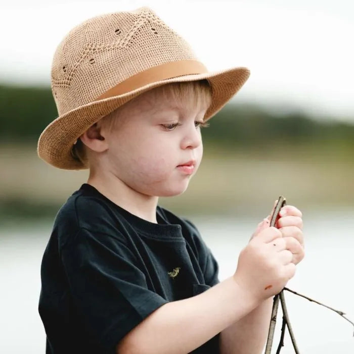Calikids - Fedora Flexi Straw Hat