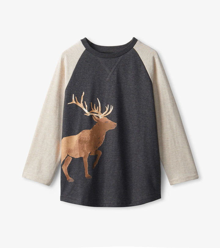 Hatley - Wapiti Long Sleeve Raglan Tee - Pitter Patter Boutique