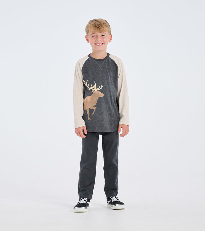 Hatley - Wapiti Long Sleeve Raglan Tee - Pitter Patter Boutique