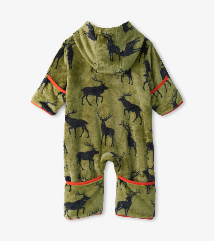 Hatley - Majestic Elk Fleece Baby Bundler - Pitter Patter Boutique