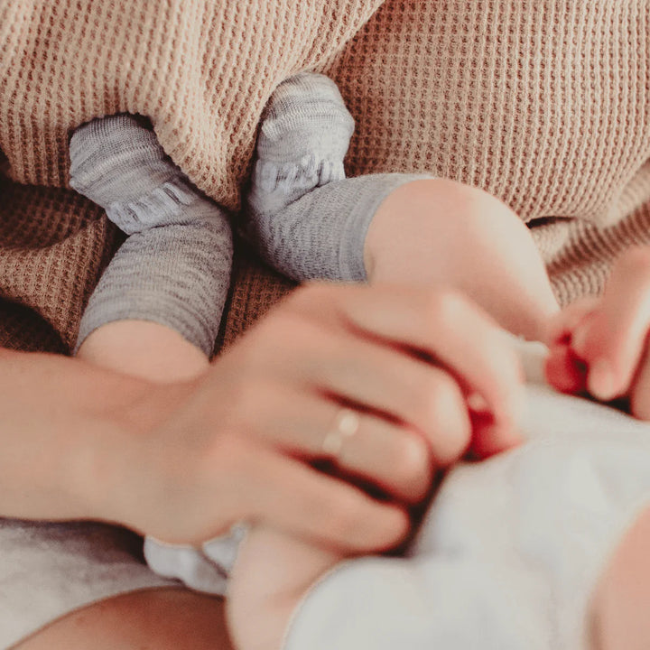 Lamington - Merino Wool Crew Cut Baby Socks (Newborn to 2 Years)