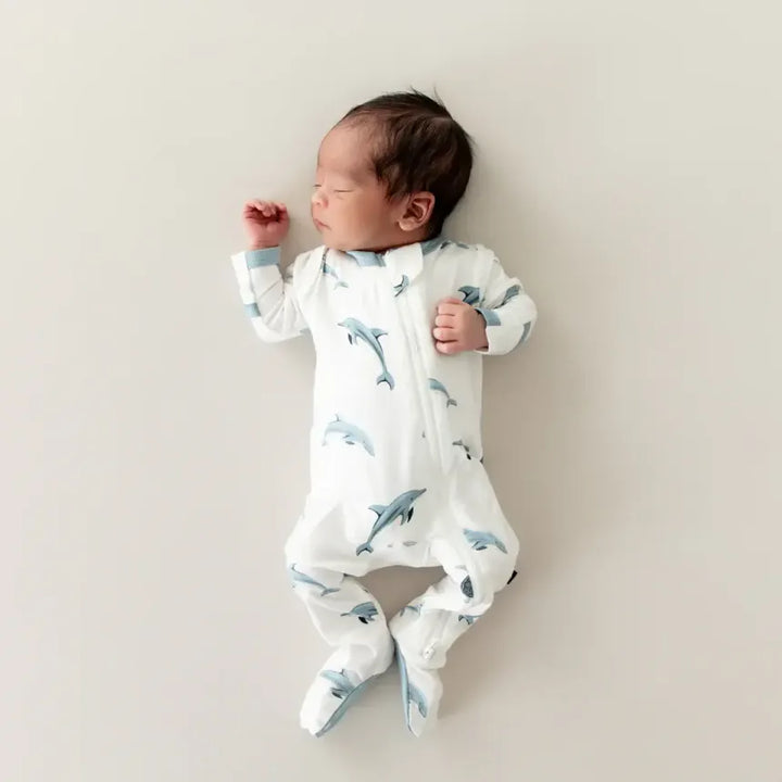 Kyte Baby - Newborn Bamboo Zippered Footie