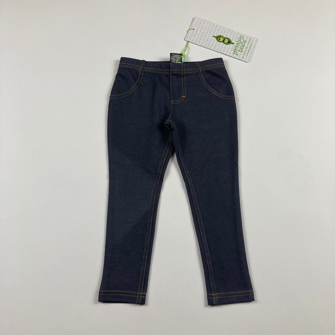 Peekaboo Beans Jump'n Jeggings - Size 2 - Pitter Patter Boutique