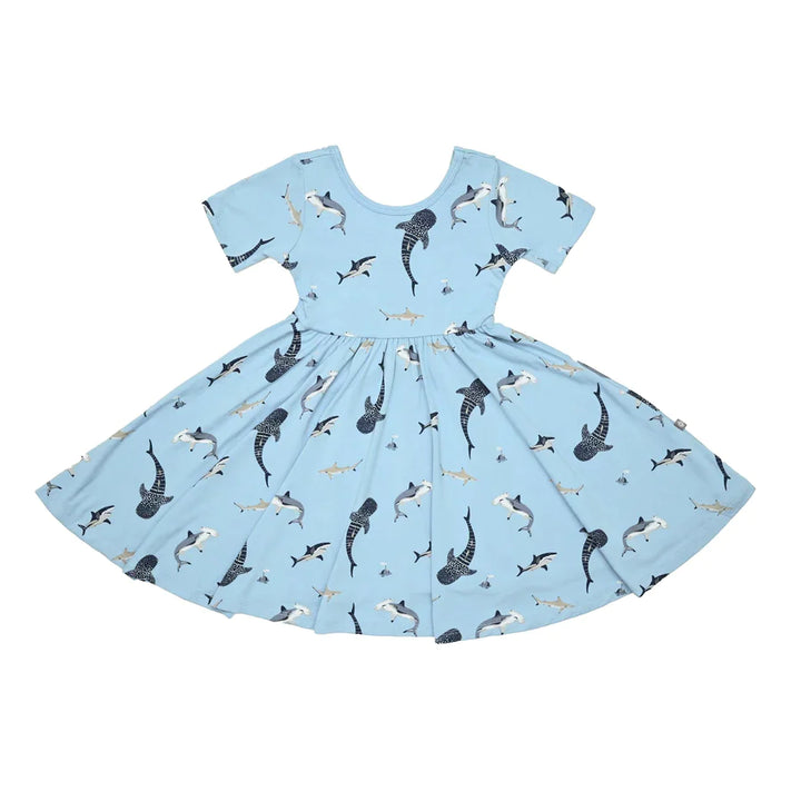 Kyte Baby - Short Sleeve Bamboo Twirl Dress (Size 4-7) - Pitter Patter Boutique