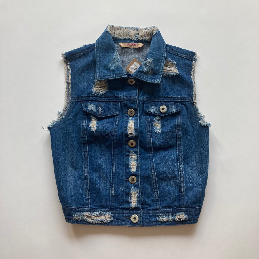 Highway Jean Vest- Size Women's Small - Pitter Patter Boutique