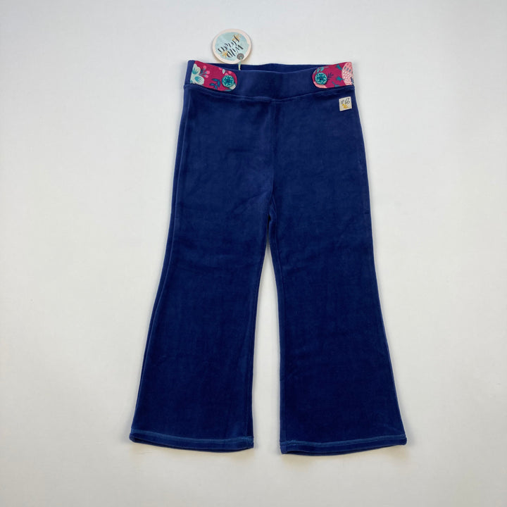 Wild Flowers Velour Pants - Size 4T - Pitter Patter Boutique