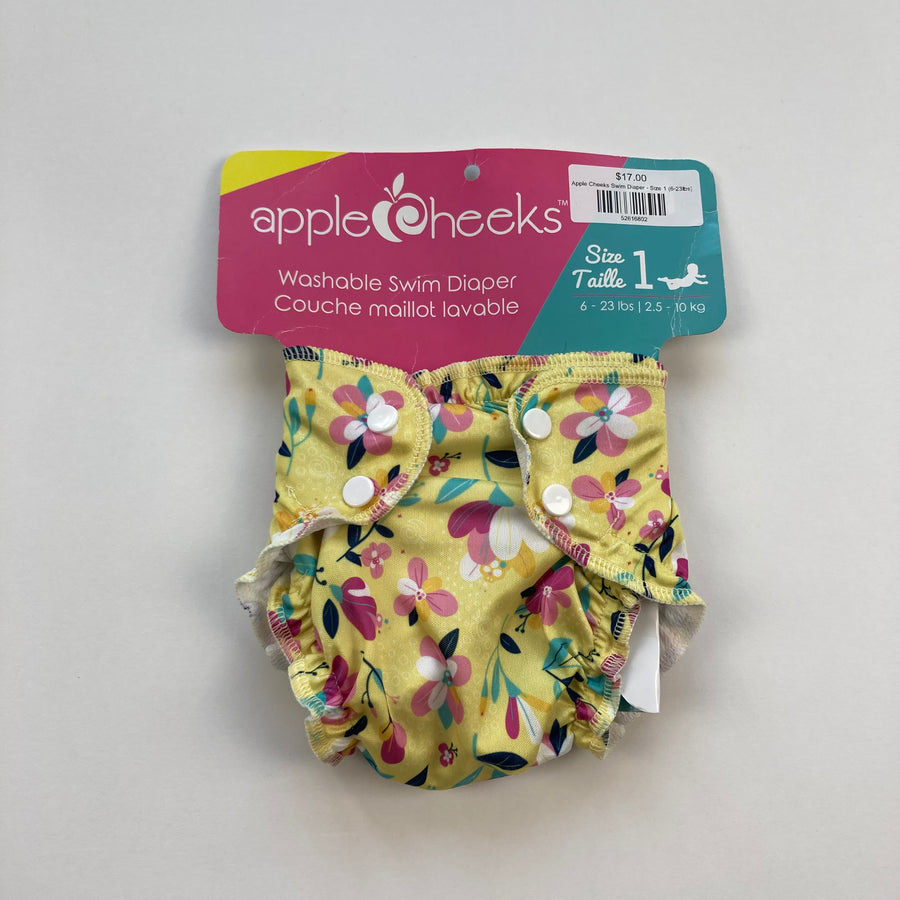 Apple Cheeks Swim Diaper - Size 1 (6-23lbs) - Pitter Patter Boutique