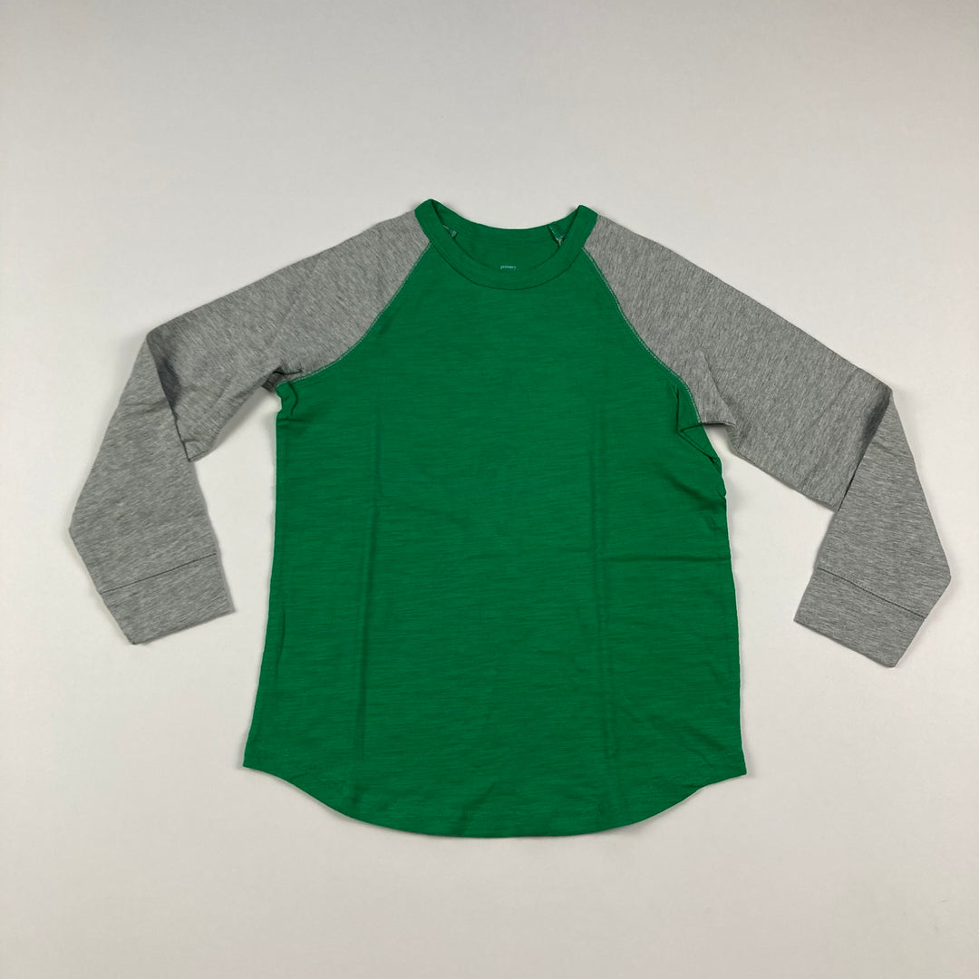 Primary Long Sleeve Baseball Tee - Size 6/7Y - Pitter Patter Boutique